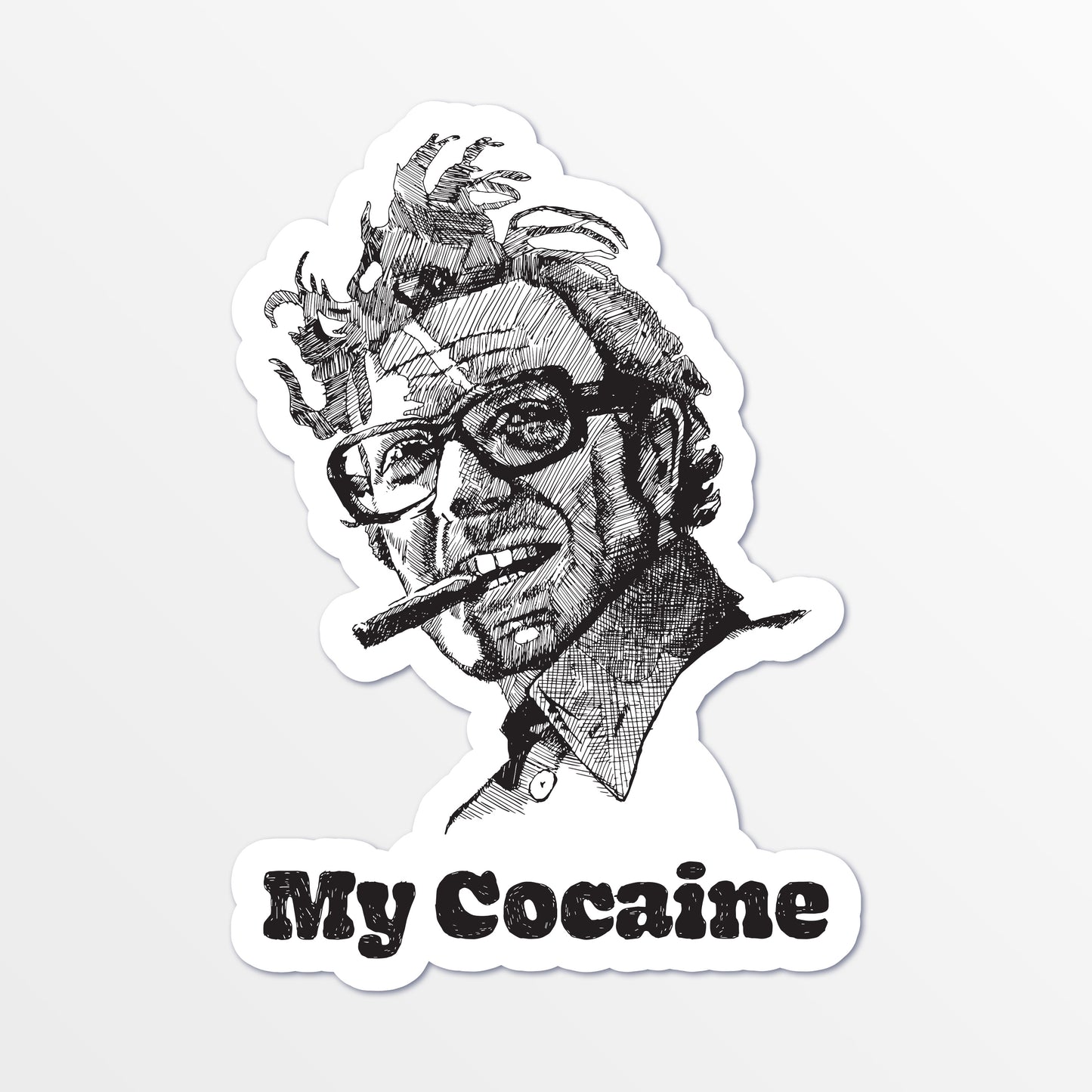 My Cocaine Sticker
